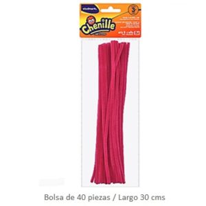 OU Limpia Pipas x 30 en colores surtidos (Chenilla) 